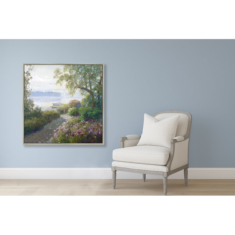 Bay Garden Stillness Print, Brown, 47" H x 47" W