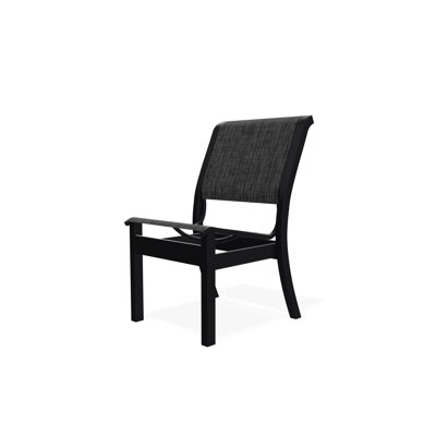 Leeward Sling Marine Grade Polymer Armless Stacking Side Chair