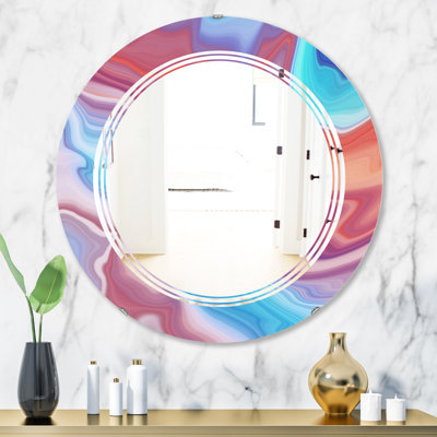 Miroir mural moderne et contemporain sans cadre triple C
