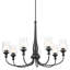 Lustre 35,6 pouces avec verre transparent Melis-70048097