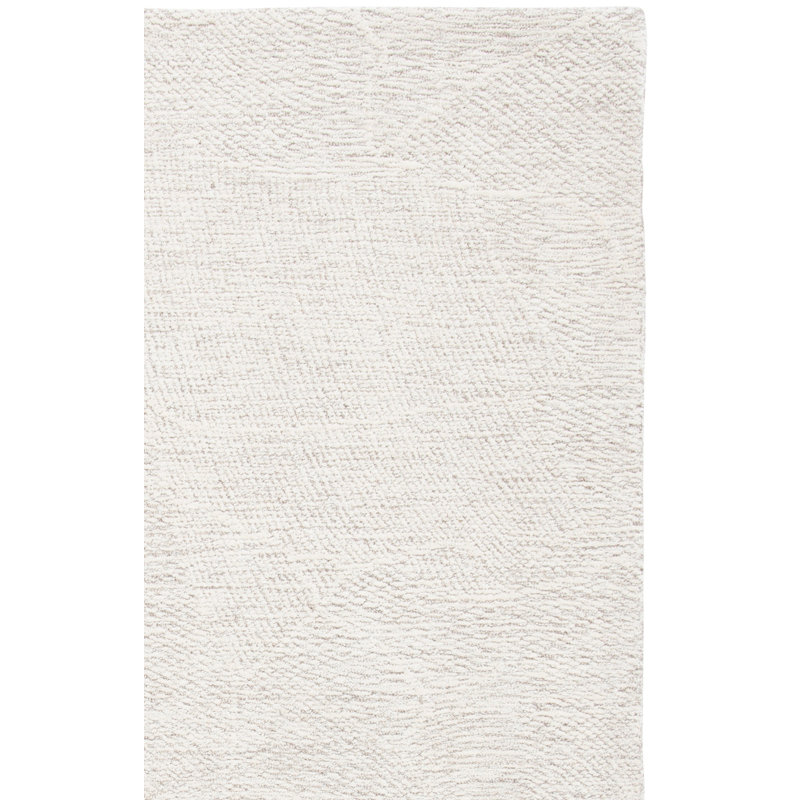 Tapis naturel / ivoire Airan, Carré 6 pi