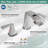 2-handle Bathroom Faucet with Drain Assembly
