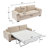 Alden 92'' Upholstered Sleeper Sofa-471111404