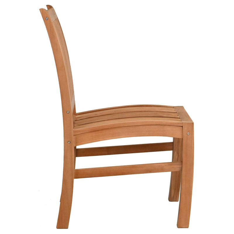 Teak Wood Abaco Outdoor Patio Dining Side Chair