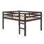 Lit mezzanine en bois avec échelle-1587324680
