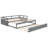  Twin Extending Daybed with Pull-Out Trundle, Expands to King Size, Gray-1142924743