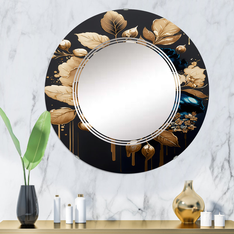 Miroir mural Camellia, 32 po x 32 po