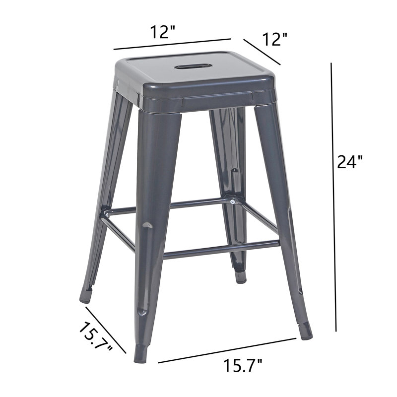 30 Inch Counter Height Stool(Only Dining Chairs), Grey, Counter Stool (24” Seat Height)