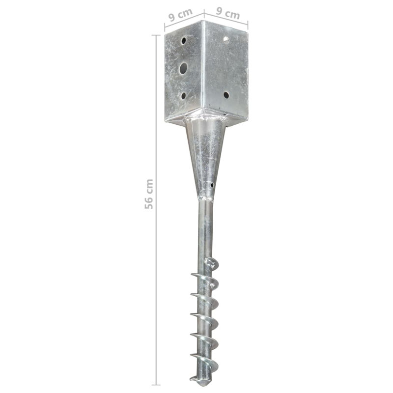 Lee Symple Stuff Silver Metal Mounting System, 56cm H x 9cm W x 9cm D