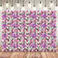 6 panneaux muraux de fleurs 24 po x 16 po fleurs artificielles roses