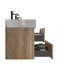 Meuble-lavabo mural 48 po (24 po * 2) avec lavabo à quartz et tiroirs, KD-283688546-283688553-283688557