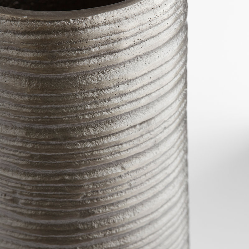 Jasper Handcrafted Aluminum Table Vase