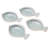 Vandusen Spotted Swimmers 3.3" Appetizer Plate