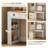Aizley Lighted Mirror Makeup Vanity with Power Outlet-368531779