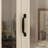78.9'' H 5-Layer Corner Bookcase With Glass Doors
