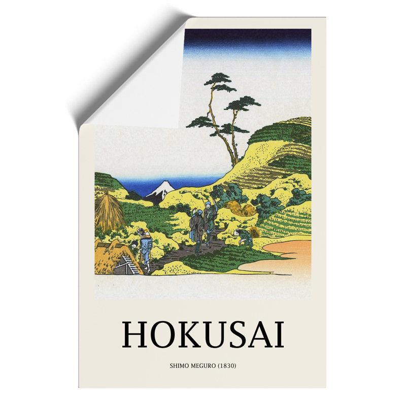 Shimomeguro by Katsushika Hokusai - No Frame Print, 59cm H x 42cm W x 0.1cm D