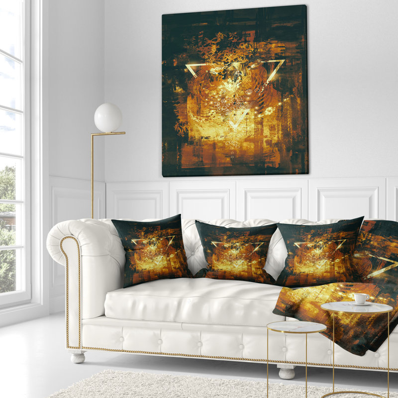  Coussin Abstract Elements, Rectangulaire, 12 po x 20 po
