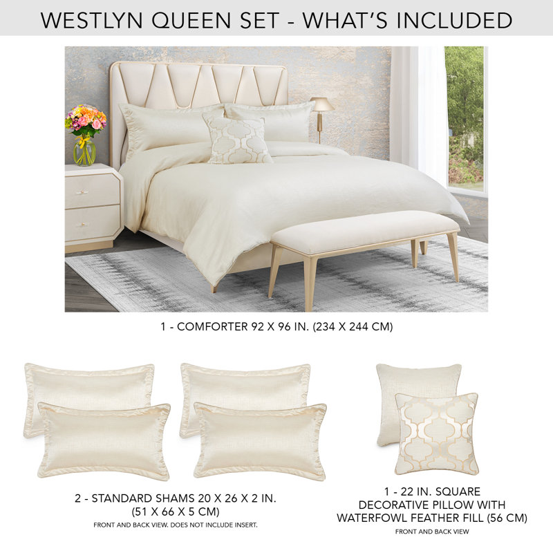 Westlyn Comforter Set, Queen Comforter + 2 Standard Shams