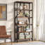 Basel 180.1cm H x 69.9cm W Steel Etagere Bookcase