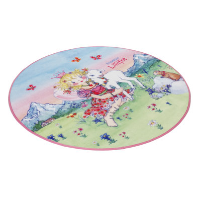 Princess Lillifee Green Area Rug