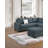 Sectional sofa with footstool