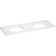Silestone Quartz 61-In Vanity Top With Double Oval Cutouts