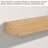 Fireplace Mantel, Wood Floating Fireplace Shelves-106364598-106364601