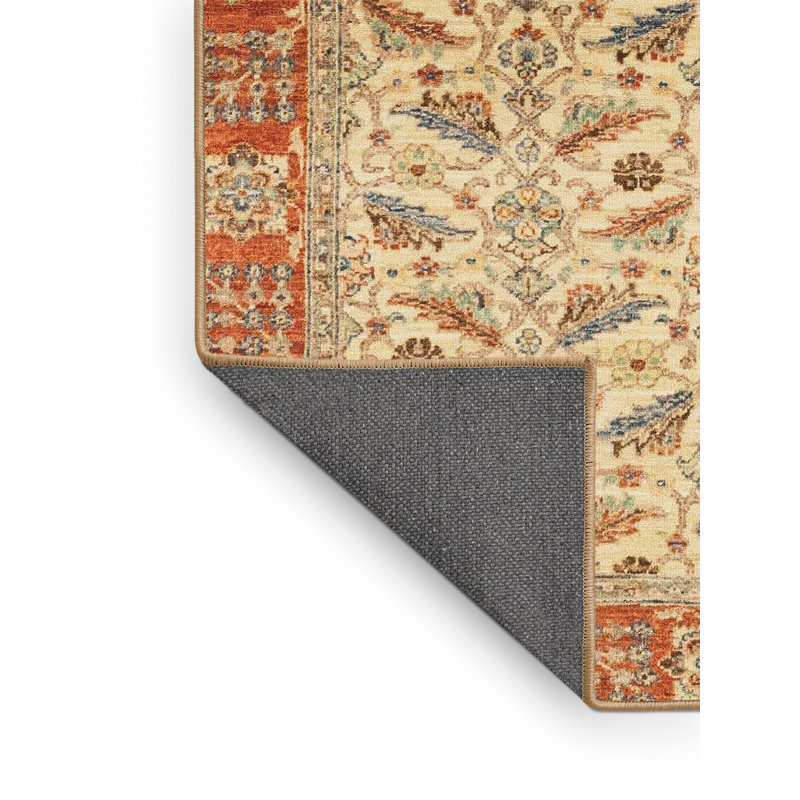 Tapis décoratif multicolore à motif abstrait, Rectangle 7 pi x 10 pi