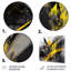 Elsche Elsche Evolving In Yellow Grey Liquid Ink II - Unframed Print on Metal-1062983610