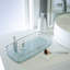 Plateau de meuble-lavabo martelé