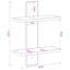 Engineered Wood Wall Shelf-326229713