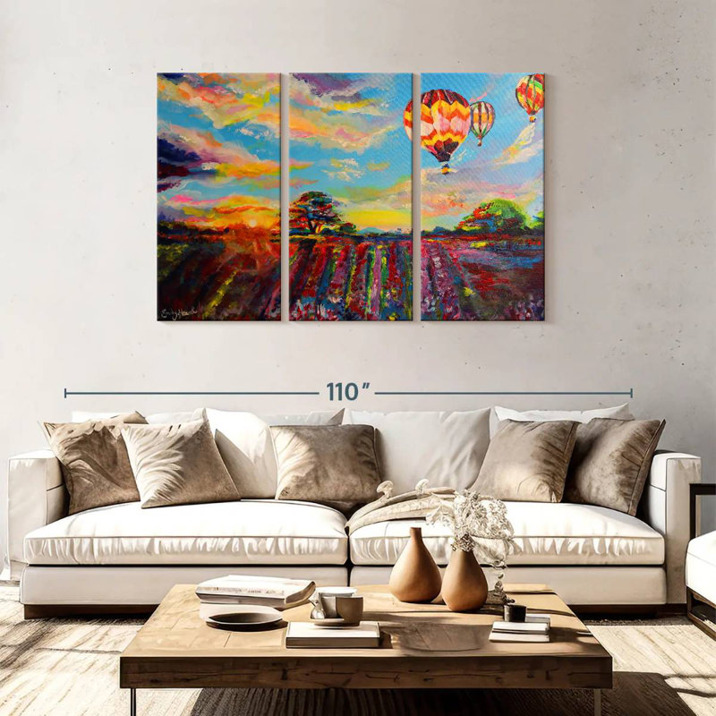 Mehar Balloon Skies, H 48 po x l 74 po