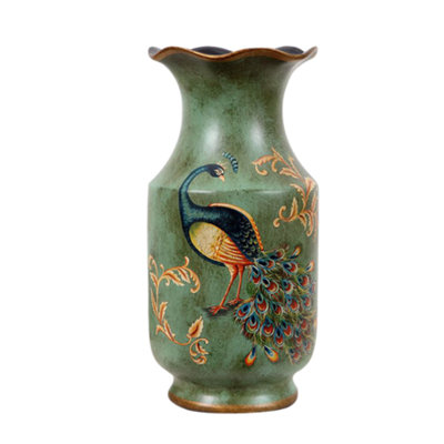Jakalynn Green 13.31'' Porcelain China Table Vase