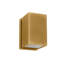 Sean Lavin Pressa 2-light outdoor square small wall sconce light in black finish with glass shades-1135613728