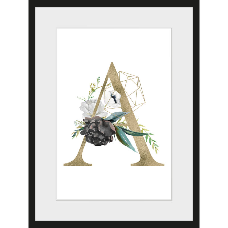 Letter - Single Picture Frame Print, 60 cm H x 50 cm W