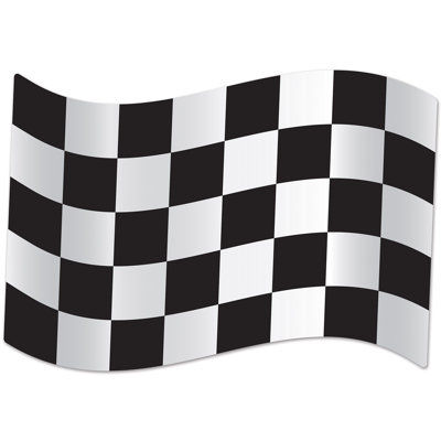 Découpes de drapeau à carreaux géantes