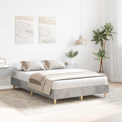 Bed Frame No Mattress Engineered Wood
