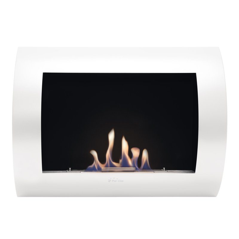 Aubree Belfry Heating 60cm W Silver Bio-Ethanol Fireplace