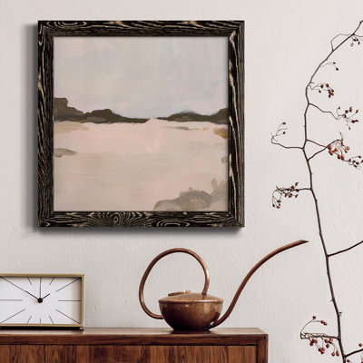 Toile encadrée Misty Horizon Line I-Premium - prête à être accrochée