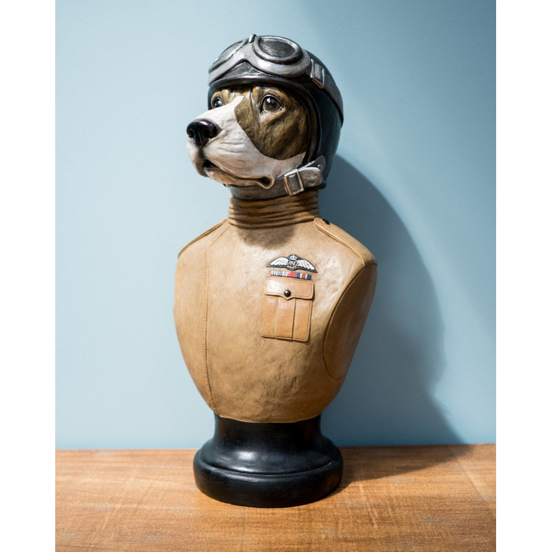 Quirky RAF Dog Bust