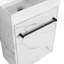 Meuble-lavabo moderne 16 po avec lavabo en céramique. Pour les petites salles de bain. Porte à fermeture en douceur. Blanc. Espace de rangement généreux avec lavabo et salle de bain de 16 po. Aspect. Abondante