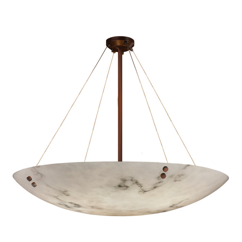 LumenAria™ 1 - Light Pendant, Pair Square with Points, Brushed Nickel