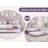Twin Size Metal Daybed Frame with Headboard, Platform Bed No Box Spring Needed, Space-Saving Sofa Bed for Living Room Bedroom Guest Room-1573662285-1573662275