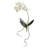Mini Orchid Phalaenopsis Artificial Flower