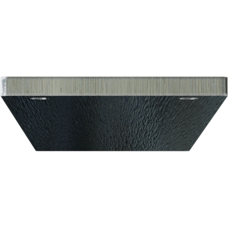 Profondeur du support de support caché Logan, H 0,25 po x l 3 po x P 14 po, Acier non fini