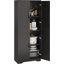 Armoire de cuisine Junito de 60 po, armoire de rangement autoportante, grande armoire de rangement pour salle de bain avec 2 portes et tablettes réglables-1610126714