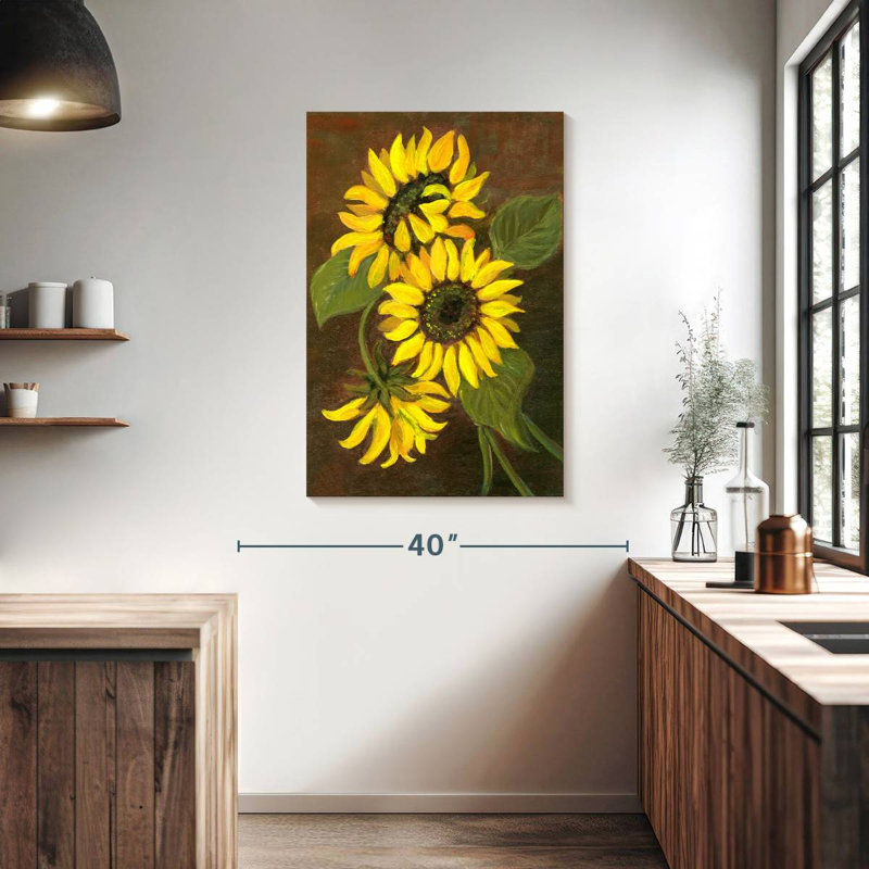 Harnek tournesols rustiques, H 39 po x l 26 po
