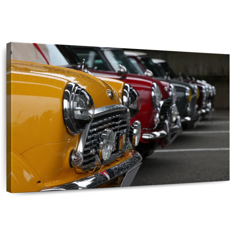 Collection Vintage Mini Cooper, H 26 po x l 39 po