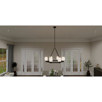 Lustre à 6 lumières Wiens