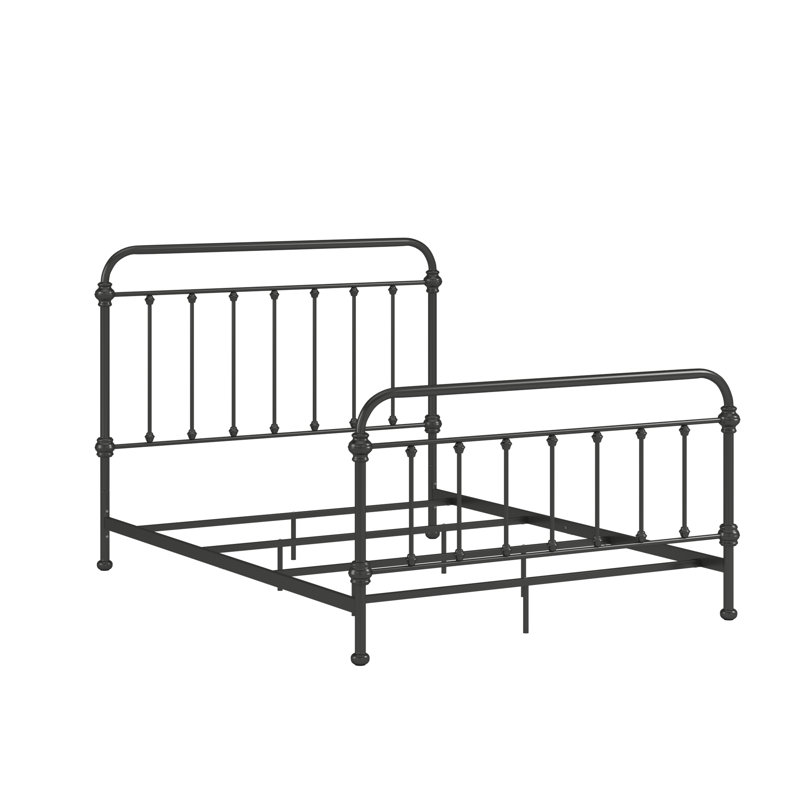 Isabelle Metal Open-Frame Bed, Queen, Antique Dark Bronze
